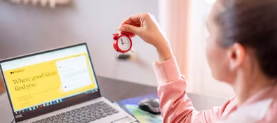 Reloj y agenda para gestionar el tiempo