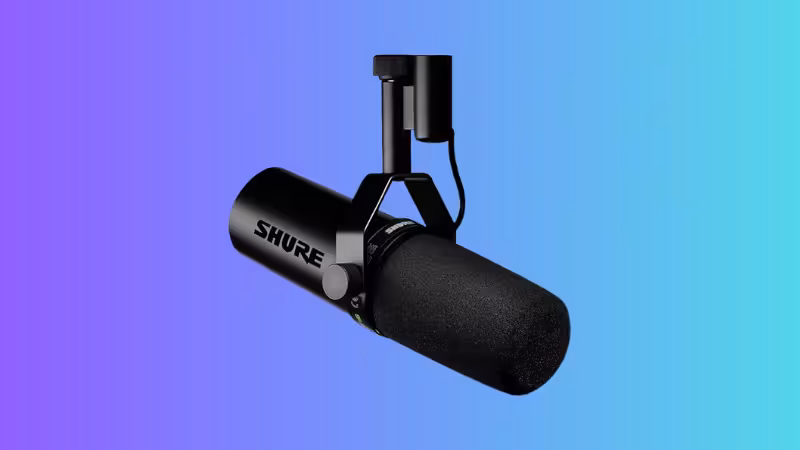 Shure SM7dB para Podcast y Predicación