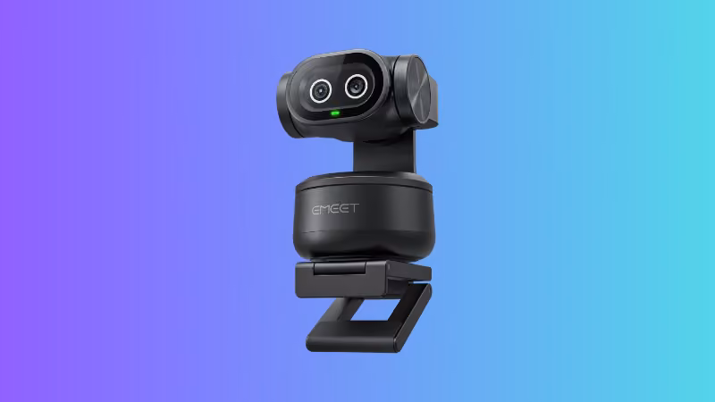 EMEET PIXY Cámara PTZ con IA 4K